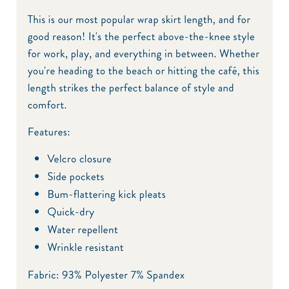 Ripskirt Hawaii Boho Denim Lightweight Adjustable Wrap Skirt Length 2 womens XL - Picture 17 of 17